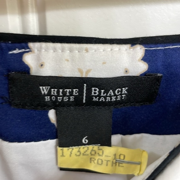 White House Black Market Size 6 Floral Pencil Skirt - Picture 4 of 9